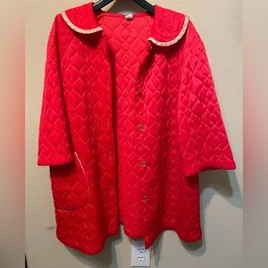 Rare Vintage 1960s Gaymode Quilted Housecoat